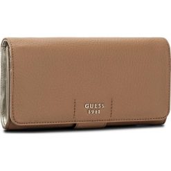 Portfele damskie: Duży Portfel Damski GUESS – Trudy (VG) Slg SWVG69 54590 TAN