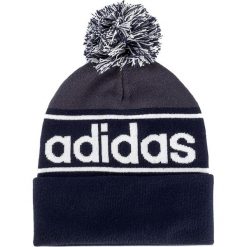 Czapka adidas - Linear Woolie BR0632 Conavy/Trablu/White. Niebieskie czapki damskie marki Adidas, z elastanu. Za 79,00 zł.