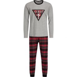 Piżama Guess U94X06 JR018. Piżamy męskie Guess, xl, z aplikacjami, z bawełny, bez rękawów. W wyprzedaży za 169,00 zł.