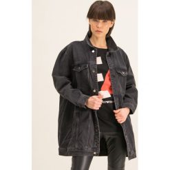 Kurtka jeansowa Emporio Armani 6G2B65 2D5ZZ 0642. Czarne kurtki damskie Emporio Armani, bez wzorów, z bawełny, bez kaptura. W wyprzedaży za 689,00 zł.
