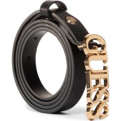 Pasek Damski GUESS - BW7311 VIN20 BLA. Czarne paski damskie Guess, w paski, ze skóry ekologicznej. Za 189,00 zł.