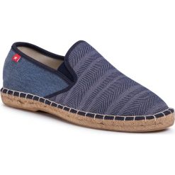 Espadryle BIG STAR - FF174542 Blue. Niebieskie espadryle męskie BIG STAR, bez wzorów, z tworzywa sztucznego. Za 119,00 zł.