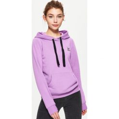 Bluzy damskie: Bluza z kapturem – Fioletowy