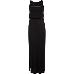 Sukienka letnia Emporio Armani 262643 0P315 00020. Czarne sukienki damskie Emporio Armani, na lato, xs, bez wzorów, z elastanu, bez kołnierzyka, bez rękawów. Za 449,00 zł.