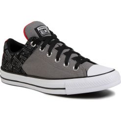Trampki CONVERSE - Ctas High Street Ox 167233C Mason/White/Black. Szare półbuty męskie Converse, na co dzień, bez wzorów, z gumy, street, bez zapięcia. Za 279,00 zł.