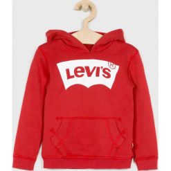 Levi's - Bluza dziecięca 86-176 cm. Niebieskie bluzy chłopięce Levi's®, z nadrukiem, z elastanu, bez rękawów, z kapturem. Za 149,90 zł.