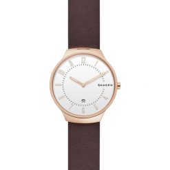 Zegarki męskie: Zegarek SKAGEN – Grenen SKW6458 Brown/Rose Gold