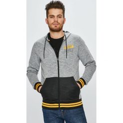 Jack & Jones - Bluza. Szare bluzy męskie Jack & Jones, s, z nadrukiem, z bawełny, z kapturem, bez rękawów, z kapturem. W wyprzedaży za 149,90 zł.