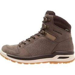 Lowa LOCARNO GTX MID Buty trekkingowe stein. Szare buty sportowe męskie marki Lowa, ze skóry, bez zapięcia, outdoorowe. Za 779,00 zł.