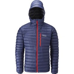 Kurtki sportowe męskie: RAB Męska Kurtka Puchowa Microlight Alpine Jacket Granatowa r. L