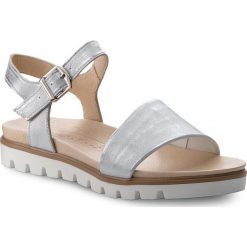 Sandały SERGIO BARDI - Donato SS127296618HB 102. Szare klapki damskie Sergio Bardi, bez wzorów, ze skóry, bez obcasa. W wyprzedaży za 169,00 zł.