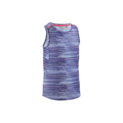 Koszulka RUN DRY+. Szare bluzki dziewczęce KALENJI. Za 29,99 zł.