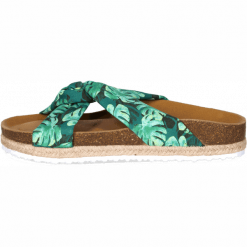 PAEZ klapki damskie Sandal Knot Palms 37 zielony. Zielone klapki damskie Paez, w paski, bez obcasa. Za 269,00 zł.