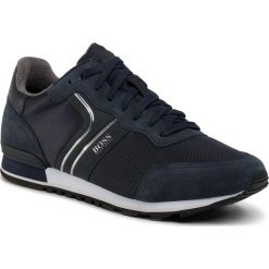 Sneakersy BOSS - Parkour 50433661 10214574 01 Dark Blue 402. Niebieskie sneakersy męskie Boss, bez zapięcia. Za 749,00 zł.