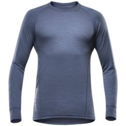 Devold koszulka męska Duo Active Man Shirt Night XL. Koszulki męskie termoaktywne Devold, xl, bez wzorów, z wełny, z długim rękawem. W wyprzedaży za 259,00 zł.