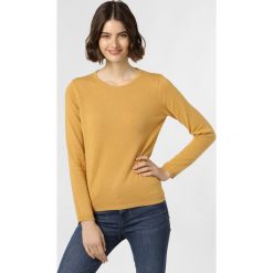 Apriori - Sweter damski, żółty. Żółte swetry damskie Apriori, s, bez wzorów, z kaszmiru, klasyczne, bez rękawów, bez kaptura. Za 349,95 zł.