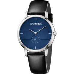 RABAT ZEGAREK CALVIN KLEIN Established K9H2X1CN. Niebieskie zegarki męskie Calvin Klein, szklane. W wyprzedaży za 869,25 zł.