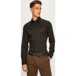 Guess Jeans - Koszula. Brązowe koszule męskie Guess Jeans, s, z aplikacjami, z elastanu, eleganckie, z klasycznym kołnierzykiem, z długim rękawem. Za 319,90 zł.