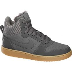 Buty męskie Nike Court Borough Winter NIKE popielate. Szare buty sportowe męskie Nike, z gumy, nike court. Za 195,00 zł.