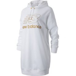 NEW BALANCE > WD03501WT. Pomarańczowe bluzy damskie New Balance, l, bez wzorów, z bawełny, bez rękawów, z kapturem. Za 329,99 zł.