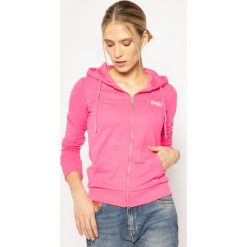 Bluza Superdry Ol Ziphood Ub Hoodie W2010130A. Różowe bluzy damskie Superdry, bez wzorów, z bawełny, bez rękawów, bez kaptura. W wyprzedaży za 249,00 zł.