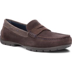Mokasyny GEOX - U Moner W 2Fit D U44Q6D 0BS22 C6TL6 Dk Coffee/Mud. Pomarańczowe mokasyny męskie Geox, ze skóry, eleganckie. W wyprzedaży za 329,00 zł.