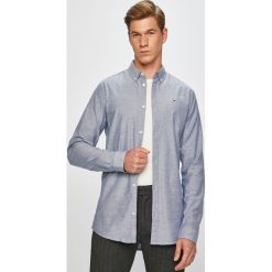 Tommy Jeans - Koszula. Czarne koszule męskie Tommy Jeans, s, bez wzorów, z elastanu, casualowe, button down, z długim rękawem. W wyprzedaży za 239,90 zł.