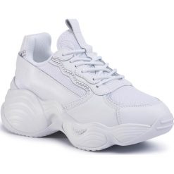 Sneakersy EMPORIO ARMANI - X3X088 XM307 A222 Opt White/Opt White. Białe półbuty damskie Emporio Armani, ze skóry. Za 1169,00 zł.