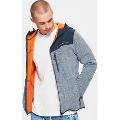Bluza polarowa - Granatowy. Czarne bluzy męskie marki Cropp, duże. Za 159,99 zł.