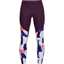 Spodnie damskie: Under Armour Legginsy damskie Vanish Printed Crop fioletowe r. M (1305434-564)