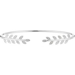 Złota bransoletka z diamentami. Szare bransoletki damskie Diamond & Co, z materiału, z diamentem, złote. W wyprzedaży za 1187,95 zł.