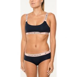 Biustonosz top Emporio Armani Underwear 163651 9A317 00135. Niebieskie biustonosze Emporio Armani Underwear, bez wzorów, z elastanu. W wyprzedaży za 109,00 zł.
