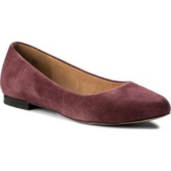 Baleriny damskie: Baleriny CAPRICE – 9-22100-29 Bordeaux Suede 549