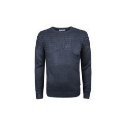 Swetry Trussardi U11TRC6010. Niebieskie swetry męskie Trussardi, xxl, bez wzorów, bez kołnierzyka, bez kaptura. Za 289,00 zł.