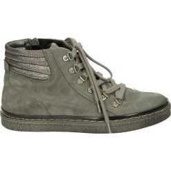 Botki - LESLIE0171 FE. Szare botki damskie skórzane Venezia. Za 179,00 zł.