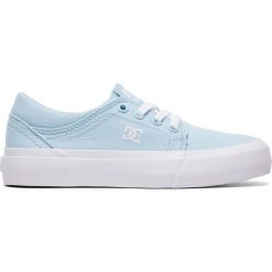 DC tenisówki dziewczęce Trase Tx G Shoe Pwd Powder Blue 1 M (32). Niebieskie trampki dziewczęce DC, bez wzorów, na sznurówki. Za 199,00 zł.