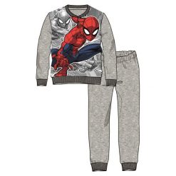 Disney By Arnetta Piżama Chłopięca Spiderman 104 Szary. Szare bielizna chłopięca Disney By Arnetta, z nadrukiem, z materiału, bez rękawów. Za 45,00 zł.