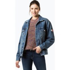 Tommy Jeans - Damska kurtka jeansowa, niebieski. Niebieskie kurtki damskie Tommy Jeans, xs, z aplikacjami, z jeansu, bez kaptura. Za 649,95 zł.