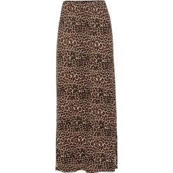Spódnica shirtowa bonprix brązowy leo. Pomarańczowe spódniczki damskie bonprix, bez wzorów, z elastanu. Za 42,99 zł.