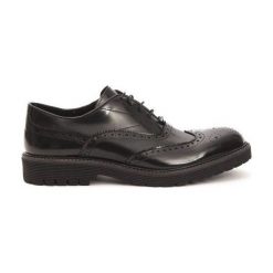 Trussardi półbuty męskie 1460 POSITANO czarny 46. Czarne półbuty męskie Trussardi, bez wzorów, bez zapięcia. Za 509,00 zł.