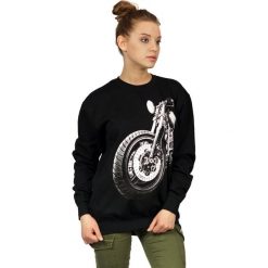 Bluza marki UNDERWORLD unisex Motorbike. Czarne bluzy damskie Underworld, s, bez wzorów, z materiału, bez rękawów, bez kaptura. Za 119,99 zł.