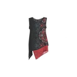 Topy na ramiączkach / T-shirty bez rękawów Desigual BRONTE. Czarne topy damskie Desigual, l. Za 259,00 zł.