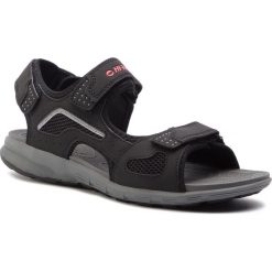 Sandały HI-TEC - Lucen AVS-SS19-HT-01-Q2 Black/Red. Czarne sandały męskie Hi-tec, ze skóry ekologicznej, bez zapięcia. W wyprzedaży za 149,00 zł.