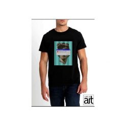 T-shirt : " głowa 2 ". Czarne t-shirty męskie Life is art, xxl, bez wzorów, klasyczne, z klasycznym kołnierzykiem. Za 120,00 zł.