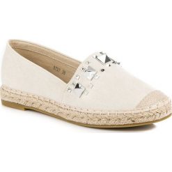 Tomsy damskie: Beżowe espadryle COURA