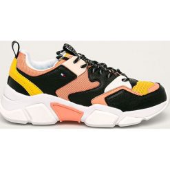 Tommy Hilfiger - Buty. Pomarańczowe buty sportowe damskie ze skóry, sportowe. Za 579,90 zł.