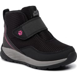 Śniegowce JACK WOLFSKIN - Polar Wolf Low Vc K 4036191 S Black/Grey. Czarne śniegowce dziewczęce . Za 309,00 zł.