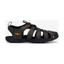 Keen Clearwater CNX Leather Sandały Czarny. Czarne sandały męskie Keen, ze skóry, z paskami. Za 498,95 zł.