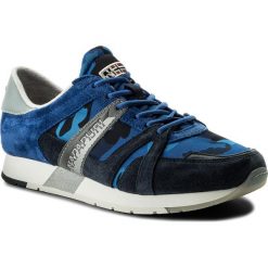 Sneakersy NAPAPIJRI - Rabari 16833621 Blue Camo Print N652. Niebieskie sneakersy męskie Napapijri, na co dzień, bez wzorów, z zamszu, eleganckie, bez zapięcia. W wyprzedaży za 199,00 zł.