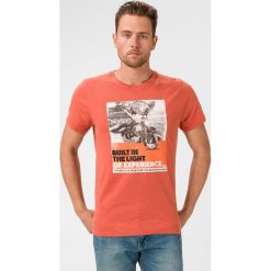 Pepe Jeans Norton Koszulka Czerwony. Czerwone podkoszulki męskie Pepe Jeans, xxl, z nadrukiem, z bawełny, z krótkim rękawem. Za 175,95 zł.